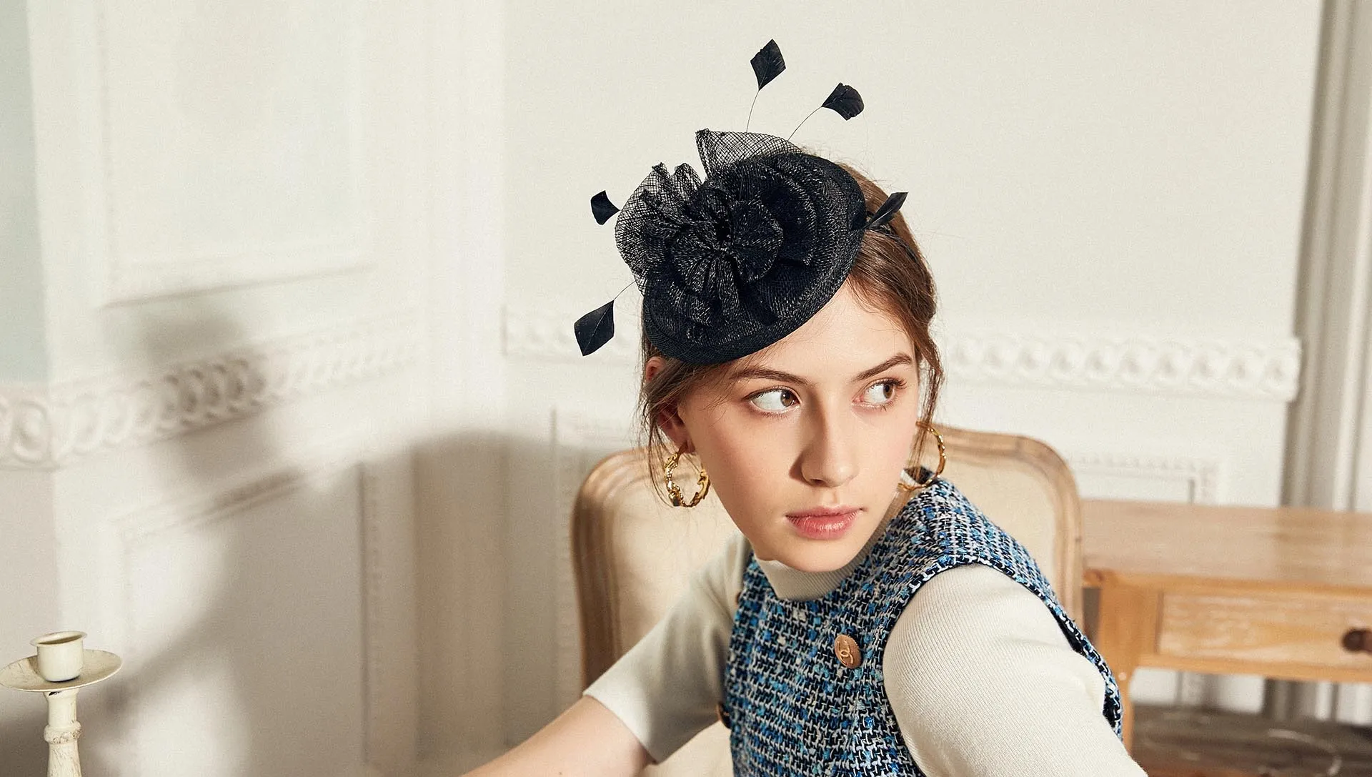 Elegant fascinator collection