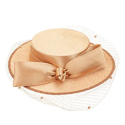 Boater fabric hat