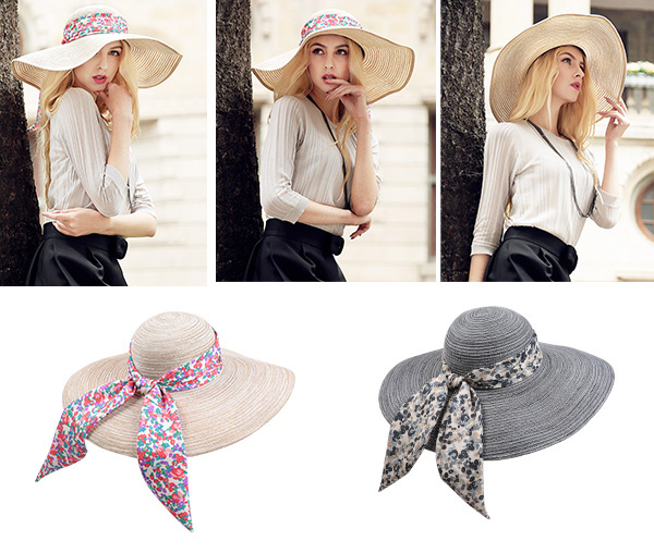 Summer Floppy Wide Brim Beach Hat