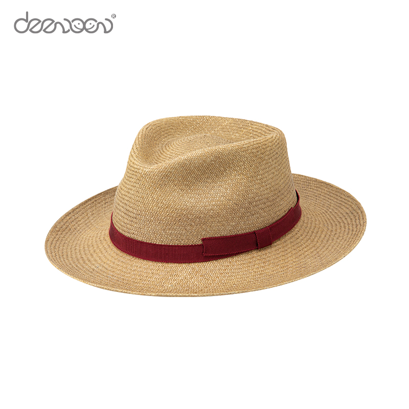 Summer Jazz Hat High Quality Natural Straw Hats For Men 