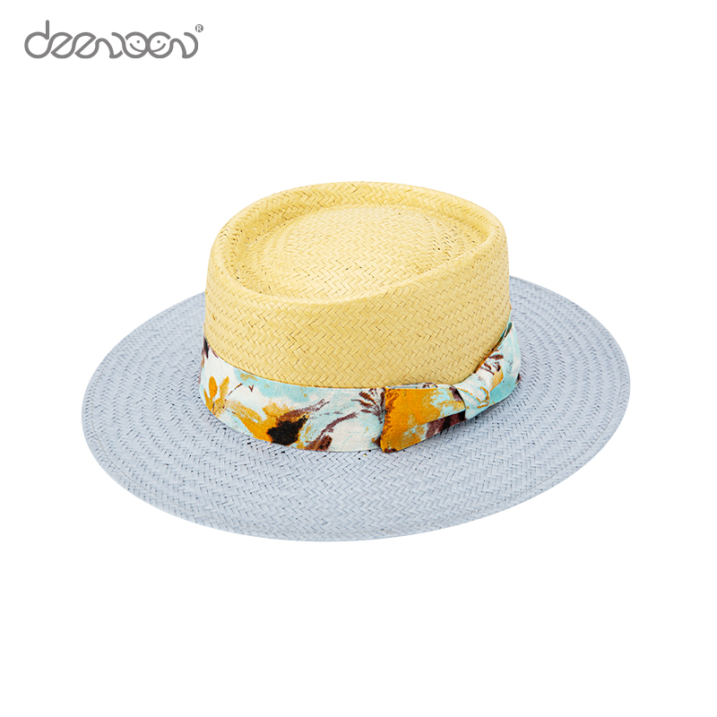 High Quality Summer Raffia Beach Wide Brim Fedora Hats