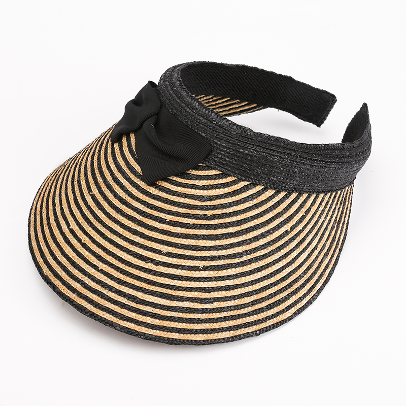Foldable Bucket Sun Open Top Beanie Soft Brim Beach Visor Straw Hat