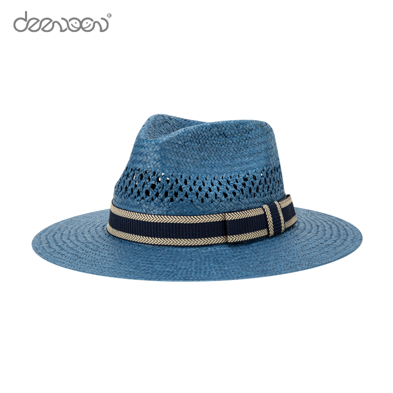 Hollowed Out Straw Panama Hat