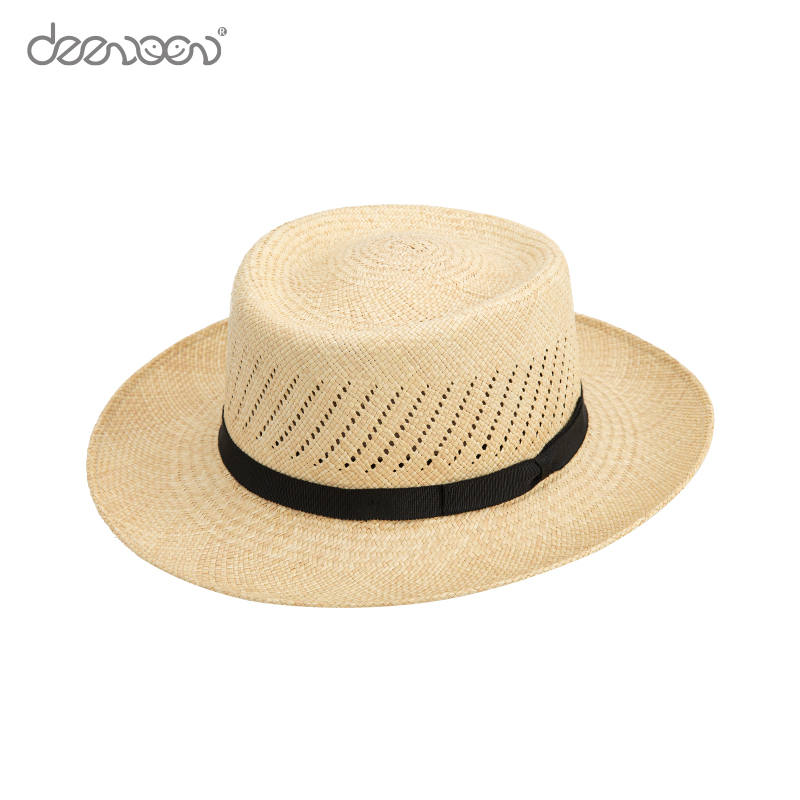 Ribbon Sun Beach Straw Hat