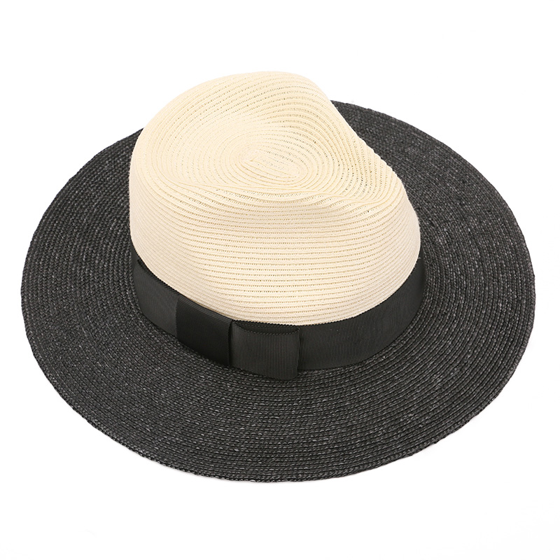  Men Wide Brim Grass Fedora Hats Straw Hat