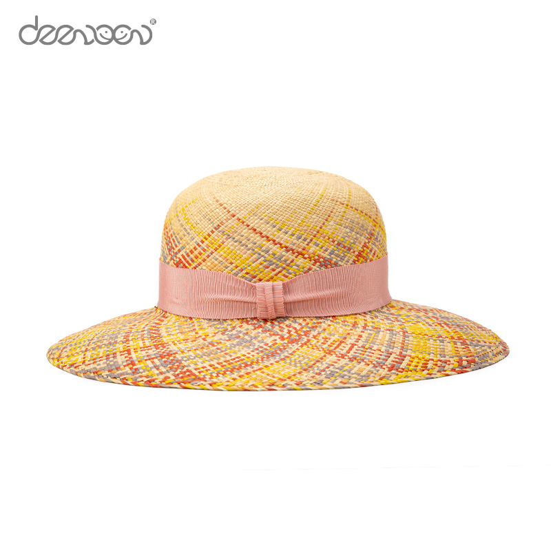 Wide Brim Fashion Hat Straw round Hat